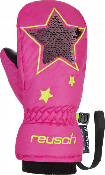 Reusch Halley R-TEX® XT Mitten 6085501 3405 yellow pink front